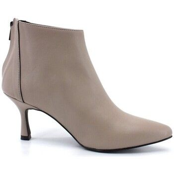 Divine Follie Boots Tronchetto Punta Tacco Beige 2004 para mujer