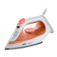 braun plancha de vapor texstyle 1 si1009 naranja  blanco 12710000-si1009or