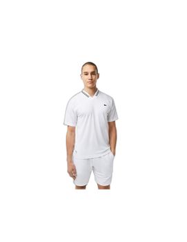 Polo Lacoste Tennis × Daniil Medvedev Blanco Hombre