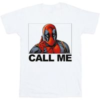 deadpool tops y camisetas call me para mujer