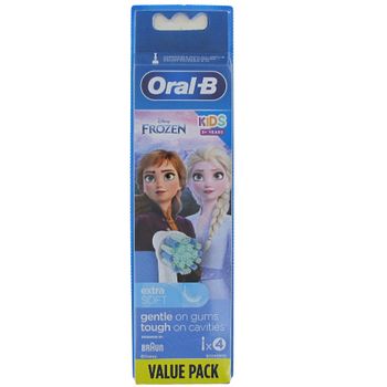 Oral B Recambio de Cepillo electrico frozen 4 Unidades