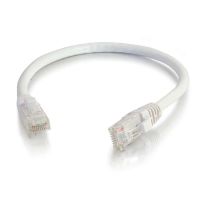 cable de red cat6 utp de 2 m con funda antienganche c2g blanco