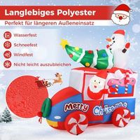 decoracion navidena inflable de 177cm led papa noel en decoracion navidena de coche con muneco de nieve