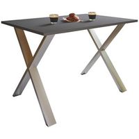 mesa de comedor de madera premium xona x blanco