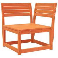 sofa esquinero jardin  sofa de exterior madera maciza pino marron cera 73x73x78cm