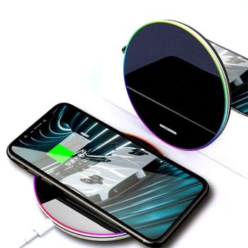 Bakeey 15W 10W 7.5W 5W Cargador inalámbrico Cargador rápido inalámbrico para teléfonos inteligentes habilitados para Qi