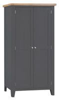 eden oak and grey full hanging wardrobe