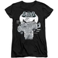the punisher camiseta battle van specs para mujer