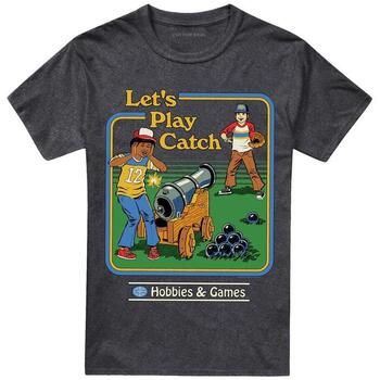 Steven Rhodes Camiseta Let's Play Catch para mujer