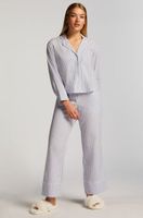 hunkemoller pantalon de pijama de algodon azul