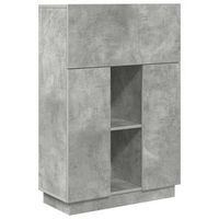 escritorio gris concreto 715 x 315 x 1065 cm vidaxl