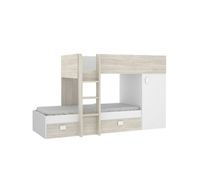 litera tren modular duo - gris  blanco