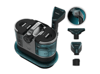 aspirador de tapicerias - cecotec conga 7000 carpetspot clean steam xxl 1700 w radio hasta 7 m limpia tapicerias azul y negro