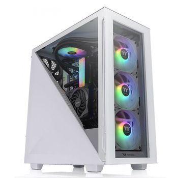 Thermaltake Divider 300 TG Snow Cristal Templado USB 3.0
