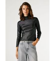 pepe jeans para mujer pl5000075 camiseta balu negro xs casual algodon manga larga