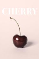 cuadro cafe cherry one impresion sobre lienzo 60x90cm