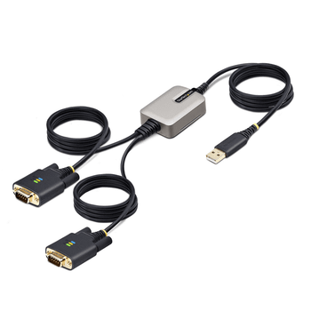 Adaptador Serie USB a Serie de 2 Puertos de 4m FTDI RS232