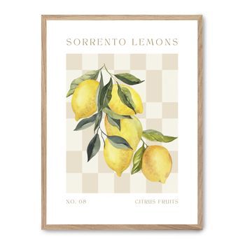 Cuadro Sorrento Lemons