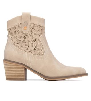 Refresh para mujer. 17515002-BEIGE Botines 175150 beige (39), Marrón, 3 a 5cm, Cremallera, Casual