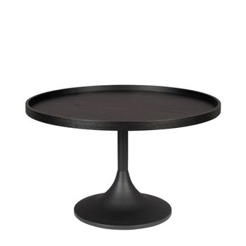 Mesa de centro de madera negra