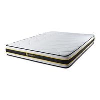 colchon flexy 100x220cm grosor 22cm muelles ensacados y espuma viscoelastica firme 3 zonas de confort