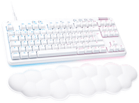 teclado gaming - logitech g g713 tactile aurora collection tactil reposamanos usb retroiluminacion controles multimedia rgb lightsync blanco