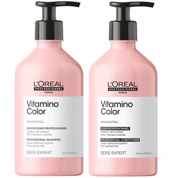L'Oréal Professionnel Serie Expert Vitamino Color Shampoo & Conditioner Duo For Colour Treated Hair 500ml