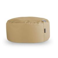 puff redondo polipiel indoor beige happers