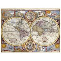 legendarte - cuadro lienzo impresion digital - mapa antiguo no 43 - decoracion pared cm 80x100