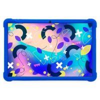funda spc gravity 11 kids case silicona azul esquinas reforzadas soporte anilla
