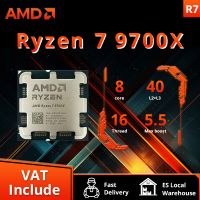 nuevo procesador amd ryzen 7 9700x 55 ghz 8 nucleos 16 hilos 40 mb de cache de juego 4nm tdp 65w socket am5 cpu para juegos zen 5