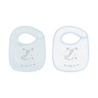 set de 2 baberos de rizo little fox