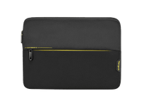 funda portatil - targus tss931gl para pcs hasta 14  poliesterneopreno cierre de cremallera negroamarillo