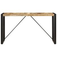 mesa de comedor  mesa de cena madera maciza de mango 140x70x75 cm