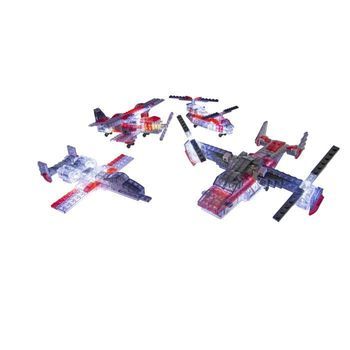 Clavijas Láser, Vehículo Aéreo - 5 En 1 - 172 Piezas Lardini