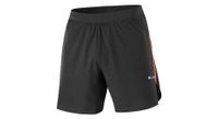 pantalones cortos salomon s lab speed 7in negro rojo hombre