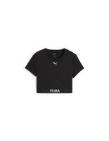 camiseta de fitness puma w strong mujer negro