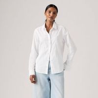 levis camisa 34574 0063 - bw shirt-bright white seersucker para mujer