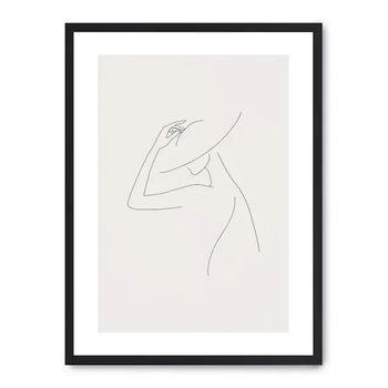 Cuadro Woman Line Art Xii