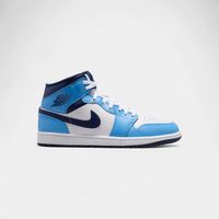 nike zapatillas altas 1 mid university blue midnight navy para hombre