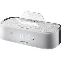 time curve gv-sp406-we fm clock radio - white white