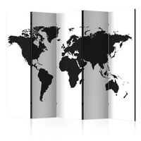 biombo - black  white world ii room dividers