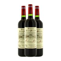 les caves fleury vino tinto ermitage saint-vincent bordeaux crianza 75 cl 13 vol pack de 3 unidades
