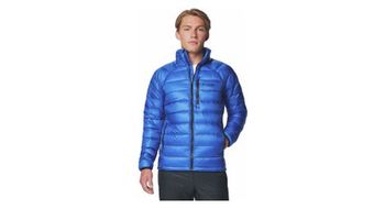 Chaqueta de plumon columbia arctic crest azul