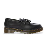 dr martens para mujer 22209001 mocasines de piel adrian yellow stitch negro 45 plano 1 a 3cm cordones casual