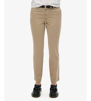 superdry para mujer w7011218a pantalon chino mid rise taupe 3030 casual algodon
