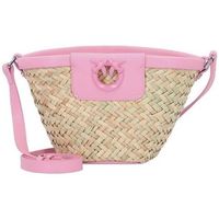 pinko bolso love summer bucket bag rafia para mujer