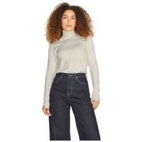 jjxx jersey malha ava ls roll neck - snow white para mujer