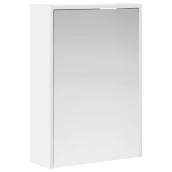 Armario Con Espejo De Baño | Mueble De Baño Con Estante 43 X 16 X 62.5 Cm