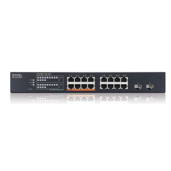 Switch Zyxel 16 Puertos 2.5G, 2 SFP+, L2 Gestionado, PoE 180W, Montaje en Rack
